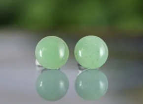 Cercei cu Aventurin Verde