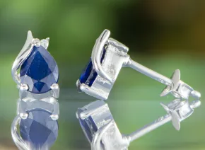 Cercei cu Safir