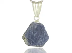 Pandantiv din argint cu cristal Safir