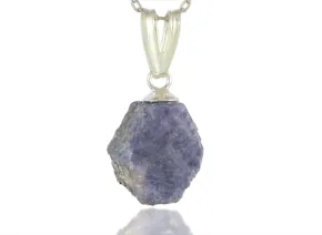 Pandantiv din argint cu cristal Safir