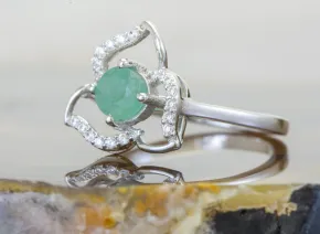Inel din Argint cu Smarald (Emerald)