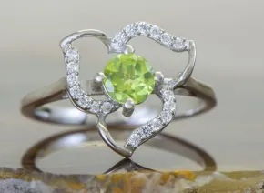 Inel din Argint cu Peridot