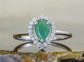 Inel din Argint cu Smarald (Emerald)