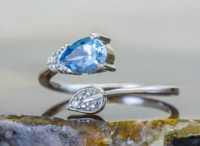Inel cu Topaz Albastru