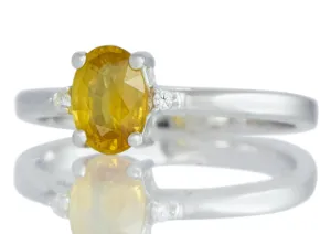 Inel cu Safir Galben