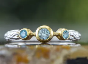 Inel cu Topaz Albastru