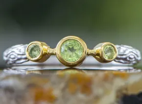 Inel din Argint cu Peridot