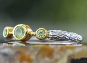 Inel din Argint cu Peridot