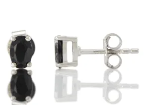 Cercei cu Safir Negru