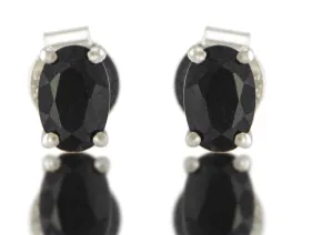 Cercei cu Safir Negru