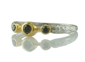 Inel cu Diamant Negru