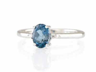 Inel de argint cu topaz London